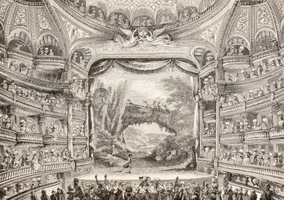A 1789 Performance in the Theatre des Varietes-Amusantes, 1875 by French School